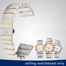 Für OMEGA Constellation Double Eagle Stahlarmband 17MM 23MM 25MM Herren- und Damenarmband Hochwertiges Feinstahlarmband