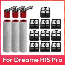 Compatibile con ( Dreame H15 Pro / HHR46A / H12 Pro Flex Reach ) — kit di accessori per robot aspirapolvere: spazzola e filtro