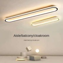 Ultra cienka lampa sufitowa długa lampa korytarzowa do przejścia domowa lampa balkonowa prosta szatnia sypialnia minimalistyczna lampa na werandzie