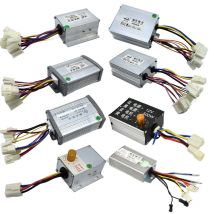 24V 36V 48V 250W 350W 500W Aluminium legierung Silber gebürstet Motor drehzahl regler Box für Dreirad zubehör für Elektro fahrzeuge