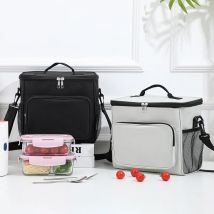 Wärmedämmung Mittagessen Taschen Picknick Große Kapazität Umhängetasche Mit Griff Lunch Box Tasche Studenten Bento Lagerung Neue