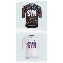 SYN Sommer Kurzarm Männer Radfahren Jersey Kleidung Top Schnell trocknend Atmungsaktive Straße Mountainbike Radfahren Kleidung