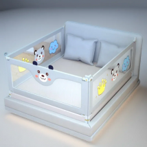 IMBABY Guardrail per letto Protezioni per culla sollevabili Corrimano regolabile Sicurezza per letto Paraurti per barriera per letto di sicurezza lavabile per bambini