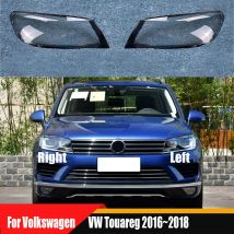 Für Volkswagen VW Touareg 2016 2017 2018, Scheinwerferabdeckung, transparente Linse, Lampenschale, Plexiglas, ersetzt den Original-Lampenschirm