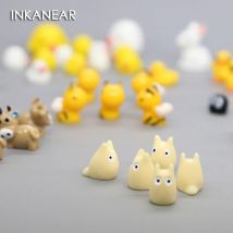 5pcs Mini Animals Dog Cat Sheep Fish Fairy Garden Miniature Toy Succulent Aquarium Decoration DIY Handicraft Accessories 1-3cm