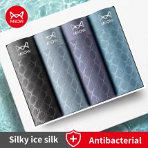 Miiow 4pcs Mesh atmungsaktive Männer Unterwäsche Boxer Herren Höschen 3a anti bakterielle Männer Unterhose nahtlose weiche trockene Mann Boxershorts