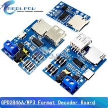 Gpd2846a tf-Karte u Festplatte MP3-Format Decoder Board Modul Verstärker modul Decodierung Audio-Player Typ-C/Micro-USB