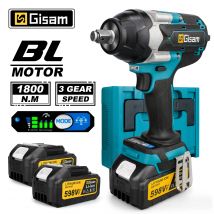 Gami 1800N.M Torque Brushless Elettrico Avvitatore a percussione 1/2 pollici Cordless Chiave Cacciavite Strumento di Potere Per Makita 18V Batteria Spille