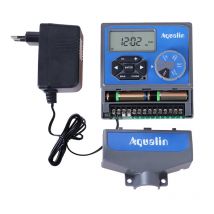 Sistema di irrigazione con timer per acqua con controller di ingresso CA 230 V per irrigazione automatica da giardino a 8 stazioni con trasformatore standard UE