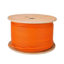 25M 30M 50M RJ45 Cat7 Ethernet Kabel SFTP Installation Netzwerk Draht Doppel Schild LSZH 10G 600MHz