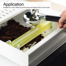 Kaffee gemahlene Box Stange Kaffee Klopf box Stange Boden behälter für Home Office Kaffee machen Zubehör Kaffee maschine Zubehör