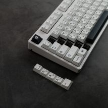 GMK minimalista Cherry Profile Dye Sublimation PBT Key Caps bianco nero Style keycapsFor tastiera meccanica personalizzata GK61 giapponese