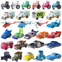 Samochody Disney Pixar Auta Zabawka Zygzak McQueen Jackson Storm Mater Sally Sheriff 1:55 Model Samochodu Odlewany Prezent Urodzinowy dla Dzieci