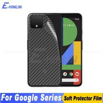 3D Carbon Fiber Back Cover Screen Protector For Google Pixel 8 7 7a 6 Pro 4a 3a 3 4 XL 3XL 4XL 3aXL Sticker Film Not Glass