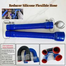 Universal-Reduzierstück, flexibler Silikonschlauch, große ID auf kleine ID, flexibler Silikonschlauch mit variablem Durchmesser, gewundener Heizkörperschlauch