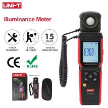 Misuratore di illuminamento UNI-T UT381A 400000   Fotometro per misuratore di luce digitale Luxmetro con design girevole diviso lx con APP Bluetooth