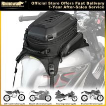 Rhinowalk Borsa da serbatoio per moto Nuova borsa universale impermeabile 15L-18L adatta alla maggior parte degli zaini rigidi in EVA per moto Enduro/Dual Sport/Adv