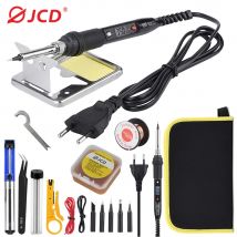 JCD 80W Kit saldatore elettrico Display LCD Temperatura regolabile 220V 110V con pasta saldante