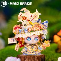 MU X MIAO SPACE Dance Cat 3D-Metallpuzzle, DIY-Puzzlespielzeug, Desktop-Bürodekoration, stressabbauend, farbenfrohes Geschenk