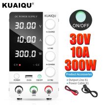 KUAIQU Alimentatore da laboratorio DC regolabile 32V 6A 30V10A Sorgente di alimentazione a commutazione regolata Riparazione PCB del telefono Galvanotecnica Ricarica