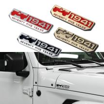 Auto 1941 Siebzigstes Jahr Logo Seitenkörper-Emblem Metall-Aufkleber Heckklappen-Dekor für Jeep Renegade Wrangler Compass Cherokee JK