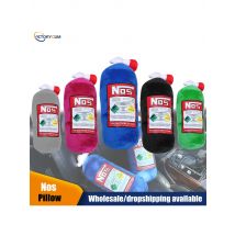 Racing Nos Seat Headrest Pillow Comfortable Innovative Plush Neck Pillow Cushion Car Decor Car Accessories Interior