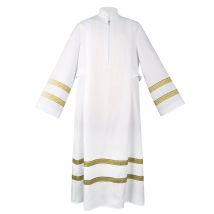 Weißes Priester-Cosplay-Kostüm, mittelalterliche Kirche, Klerus-Robe, Priesterkleid, Halloween-Outfit