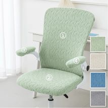 4pcs/set Jacquard Office Chair Cover Anti-dirty Computer Armchair Covers Stretch Chair Seat Slipcover Furniture Dust Covers