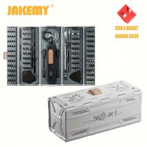 JAKEMY 180-in-1 magnetisches Präzisions-Schraubendreher-Set, magnetische Bits, unabhängiger Magnetisierer, Brille, Uhr, Telefon, PC, Reparatur-Werkzeug-Set