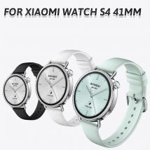 Cinturino in silicone originale per Xiaomi Watch S4 41mm Sport Loop Sostituisci accessori Cinturino con motivo a grana per XIAOMI Watch S4 41MM