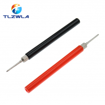 2PCS Isolierte Test Meter Sonde Isolierte Test Sonde Stecker Für Multimeter Edelstahl Nadel Test Führt Pin Nadel 2,0mm