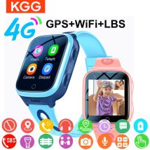 KGG 4G Astuto Della Vigilanza Per Bambini GPS WiFi 1000mAh Videochiamata Tracker Posizione Chiamata SOS Indietro Monitor Orologio Del Telefono Smartwatch Regali Per Bambini