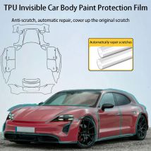PPF für Porsche Taycan 2020 2021 2022 2023 7,5 Mil Pre Cut Clear Kit Zubehör Transparente Karosserie TPU Autolack Schutzfolie