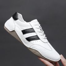 Echt leder Octopus Bean Schuhe für Männer Mode Wohnungen Schuhe Walking Sport Loafer atmungsaktive Outdoor Herren Fahr schuhe
