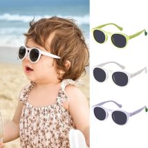 Polarisierte Baby-Sonnenbrille, TPEE, flexibler Rahmen, UV400-Schutzbrille, Outdoor-Brille für Kleinkinder von 0–36 Monaten