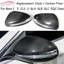 W205 Carbon Fiber Rückspiegel Abdeckung für Mercedes C W205 W213 W238 W222 W217 W253 H247 X247 Seite Tür Spiegel Kappen LHD