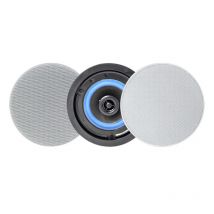 Herdio 2PCS 4 ''Altoparlante da soffitto HD Effetto stereo digitale da incasso a parete Altoparlante impermeabile per bagno cucina