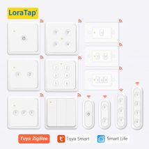 LoraTap ZigBee 3.0 Bezprzewodowy 13 typów przycisków Pilot UE USA Tuya Automatyka scen Przełącznik sterowania Smart Life App