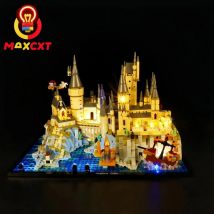 Światło LED MAXCXT do LEGO 76419 Harry Potter Hogwart Mikro Skala Zamek DIY Lampa Dekoracyjna Bez Klocków Lego