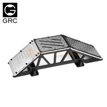GRC Scale Hindernisrampe Barrikade Desktop Klettern Szenenmce Requisiten Edelstahl für 1/10 1/8 1/12 Crawler TRX4 SCX10 # G189A