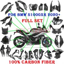 Motorrad Zubehör Volle Real Carbon Fiber Teile Verkleidung Fender Panels Abdeckung Kits Für BMW S1000XR M1000XR 2021 2022 2023 2024