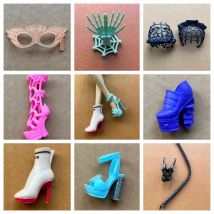 Cappello da bambola originale Scarpe Stivali Sandali 1/6 Parti di accessori di moda per supporti decorativi per maschere per bambole Monster