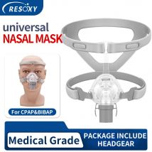 YUWELL Nasal Mask CPAP Mask With Headgear Silicon Gel Cushions for Auto CPAP Machine Sleep Apnea Nasal mask Anti Snoring Mask