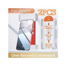 2Pcs Full Cover Tempered Glass Screen Protector For Redmi Note 14 Pro 13 12 Turbo 11S 10 9 9s Pro Plus 5G 4G Easy Kit Glass