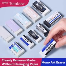 Tombow MONO Radiergummi, Weiß, 2B/4B. Entfernt spuren reinigen, ohne Papier zu beschädigen. Ideal für Schule oder Kunst. Hochwertige Radiergummis