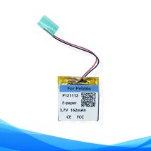 Original Replaces 162mAh 0.6Wh P121112 402222 Battery For Pebble Epaper E-paper Smart Watch Batterie Accumulator AKKU