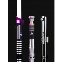 Luke RGB Metal Lightsaber Laser Sword Sabre De Luz Kpop Lightstick Flashing Rave Toys Espada Brinquedos Juguetes Zabawki