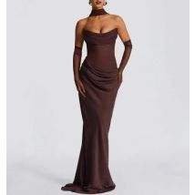 New Women's Clothing Wrinkles Elegant & Fashion Dress Temperament Commuting Summer Female Sexy Slim Party Dresses