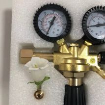 CO2 Argon Stickstoff Druckminderer Regler stoßfest MAG/MIG Schweißen Druckminderer W21,8 Gewinde