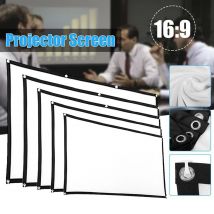Schermo per proiettore portatile Tenda semplice Anti-luce Schermi per proiezione da 60/70/80/100/120 pollici per proiettore per ufficio domestico all'aperto